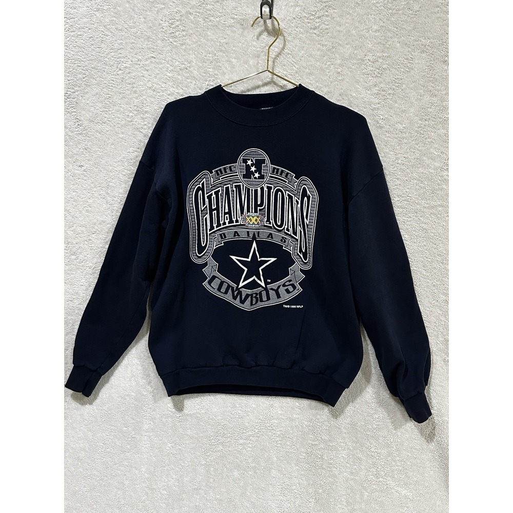 Vintage Dallas Cowboys Super Bowl XXX Champions Sweatshirt 1996 Adult L Football